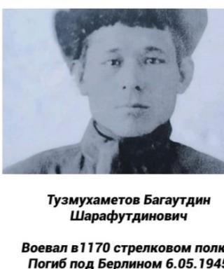 Тузмухаметов Багаутдин Шарафутдинович