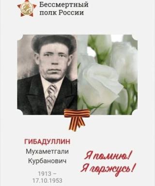 Гибадуллин Мухаметгали Курбангалиевич