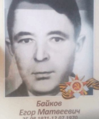 Байков Егор Матвеевич
