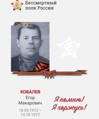 Ковалев Егор Макарович