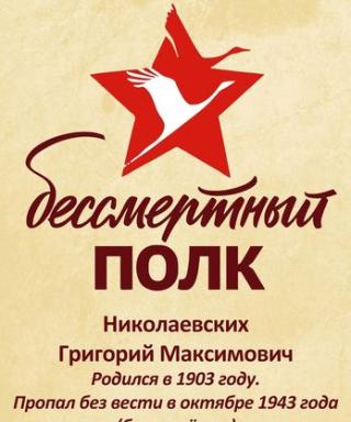 Николаевских Григорий Максимович