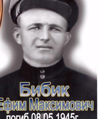 Бибик Ефим Максимович