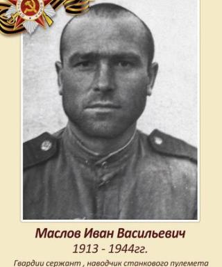 Маслов Иван Васильевич