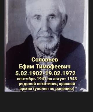 Соловьев Ефим Тимофеевич