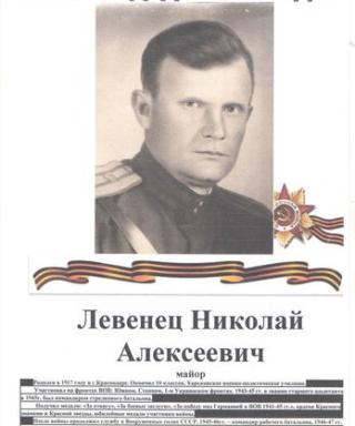 Левенец Николай Алексеевич
