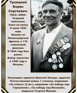 Троицкий Борис Сергеевич