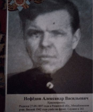 Нефёдов Александр Васильевич