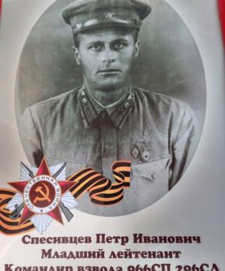 Спесивцев Петр Иванович