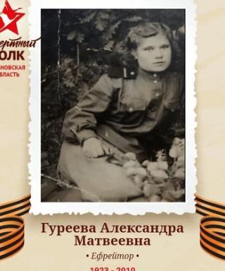 Гуреева Александра Матвеевна