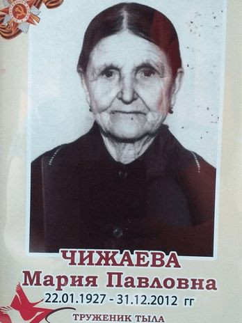 Чижаева Мария Павловна