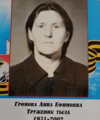 Громова Анна Ефимовна