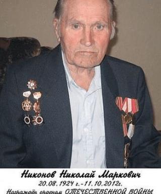 Никонов Николай Маркович