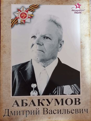 Абакумов Дмитрий Васильевич