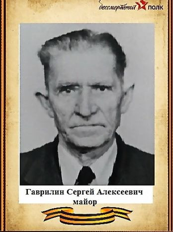 Гаврилин Сергей Алексеевич