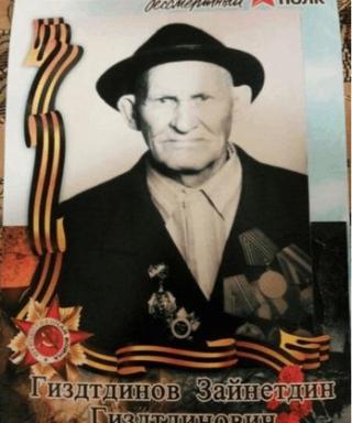 ГИЗДТДИНОВ ЗАЙНЕТДИН ГИЗДТДИНОВИЧ