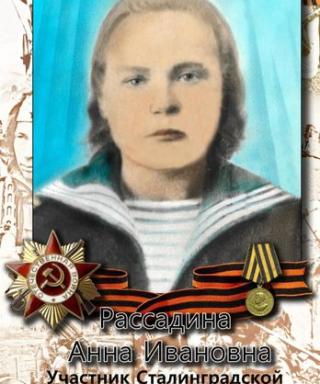 Рассадина Анна Ивановна