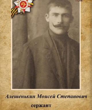 Алешенькин Моисей Степанович