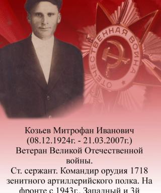 Козьев Митрофан Иванович