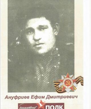 Ануфриев Ефим Дмитриевич