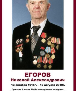 Егоров Николай Александрович