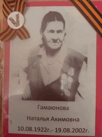 Гамаюнова Наталья Акимовна