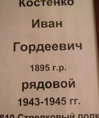 Костенко Иван Гордеевич