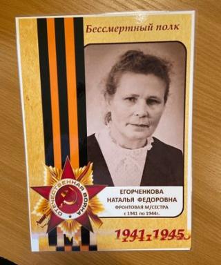 Егорченкова Наталья Федоровна