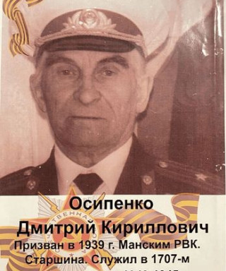 Осипенко Дмитрий Кириллович