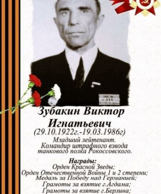 Зубакин Виктор Игнатьевич