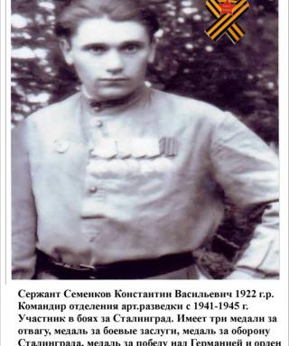 Семенков Константин Васильевич