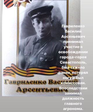 Гавриленко Василий Арсентьевич