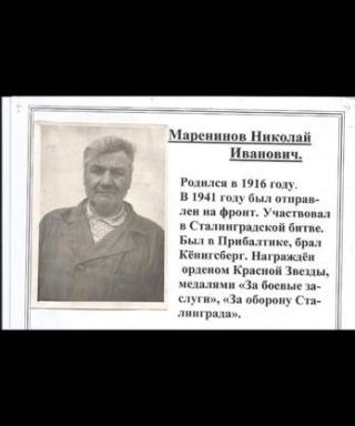 Маренинов Николай Иванович