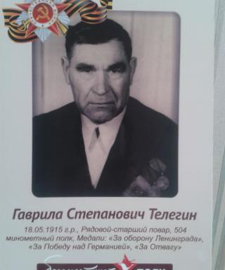 Телегин Гаврила Степанович