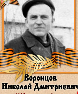Воронцов Николай Дмитриевич