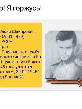 Абзалимов Закир Шакирович