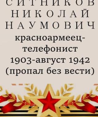 Ситников Николай