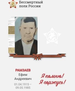 Рамзаев Ефим Андреевич