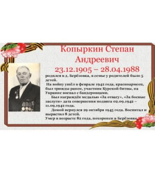 Копыркин Степан Андреевич
