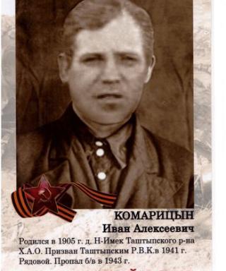 Комарицын Иван Алексеевич