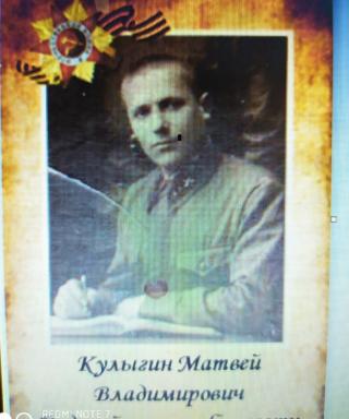 Кулыгин Матвей Владимирович
