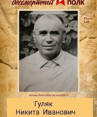 Гуляк Никита Иванович