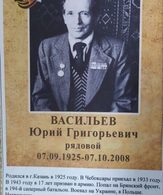 Васильев Юрий Григорьевич