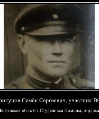 Крикунов Семен Сергеевич