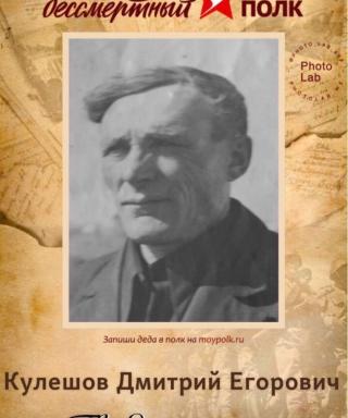 Кулешов Дмитрий Егорович