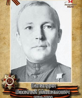 Баландин Василий Максимович