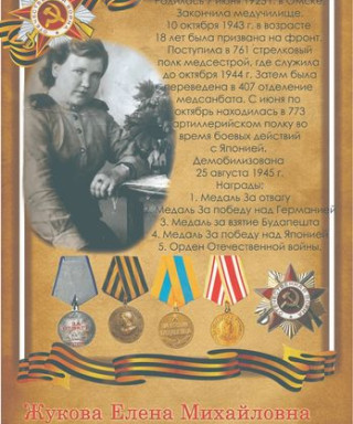 Жукова Елена Михайловна