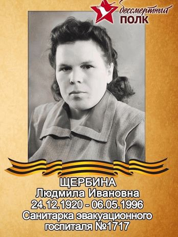 Щербина (Константинова) Людмила Ивановна