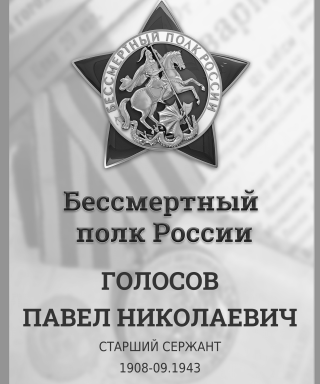 Голосов Павел Николаевич