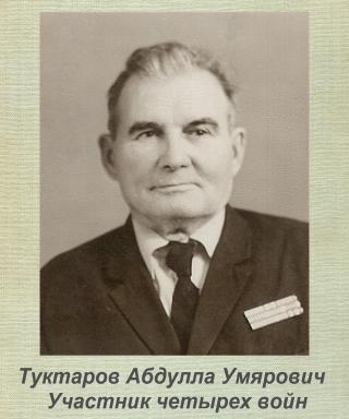 Туктаров Абдулла Умярович