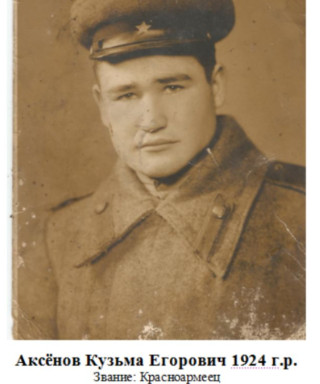 Аксёнов Кузьма Егорович